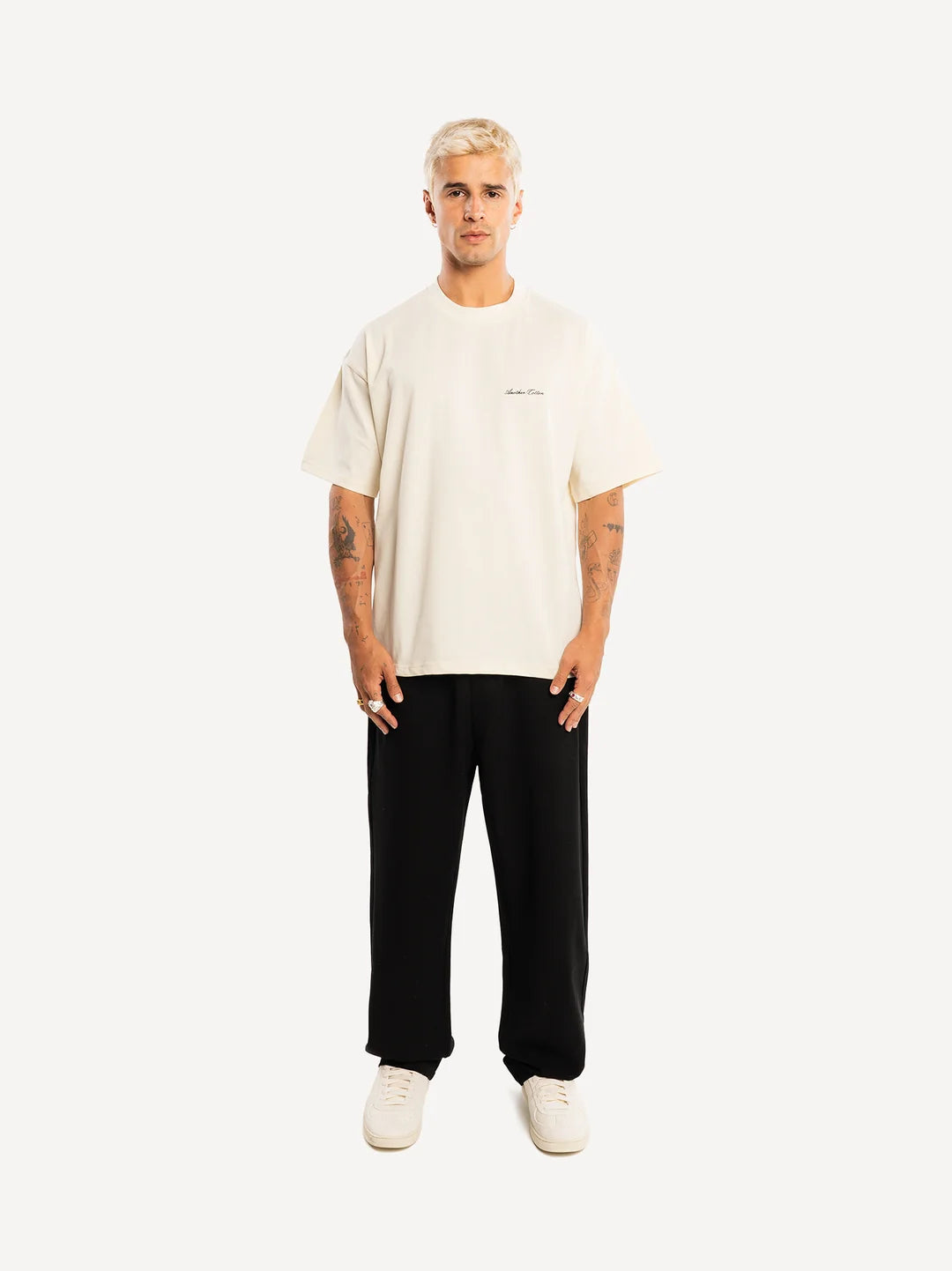 BASIC BOX FIT T-SHIRT WHITE Bild 2