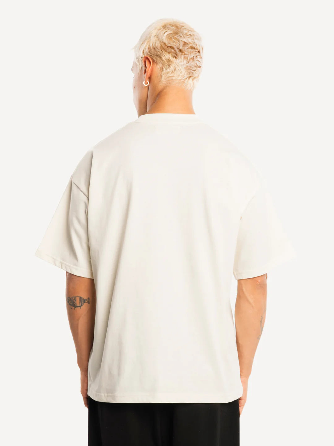 BASIC BOX FIT T-SHIRT WHITE Bild 3
