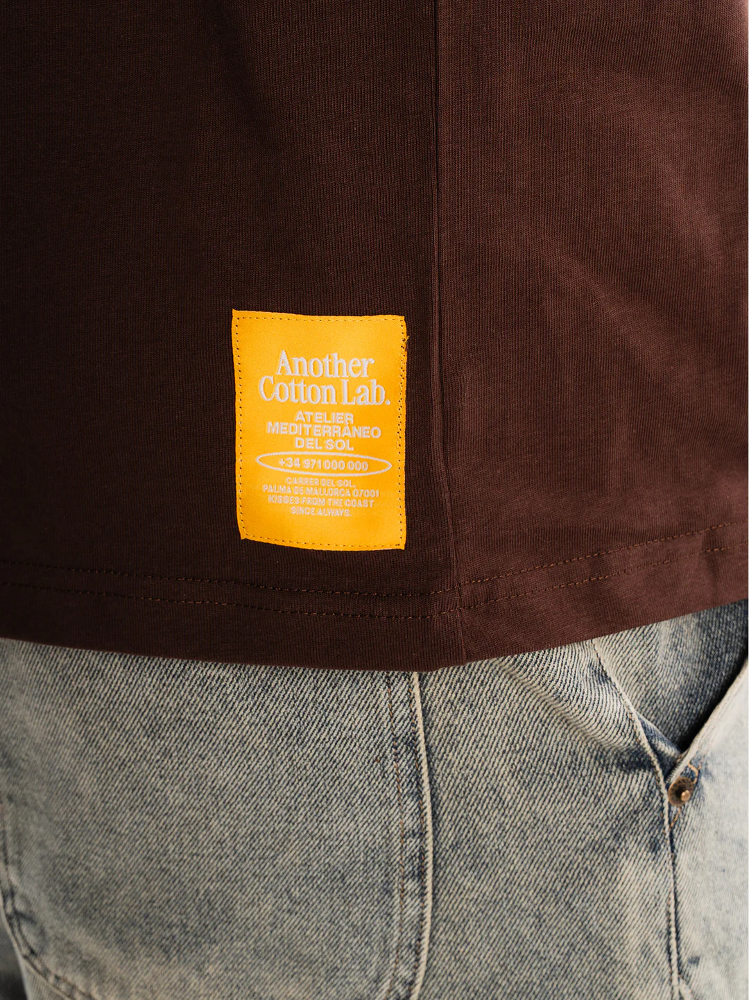 ANOTHER COTTON LAB  Carrer Del Sol T-Shirt BROWN Bild 5