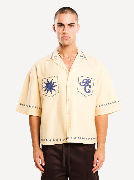 ANOTHER COTTON LAB Coastal Afterhours Shirt YELLOW Bild 1