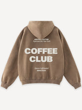 Lade das Bild in den Galerie-Viewer, ANOTHER COTTON LAB COFFEE CLUB WASHED HOODIE BROWN Bild 1
