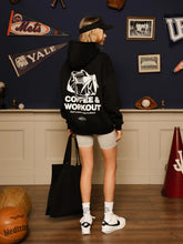 Lade das Bild in den Galerie-Viewer, ANOTHER COTTON LAB COFFEE &amp; WORKOUT OVERSIZED HOODIE GREY Bild 6
