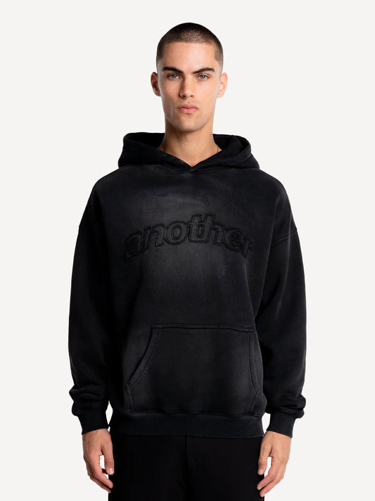 ANOTHER COTTON LAB COLLEGE WASHED HOODIE BLACK Bild 1