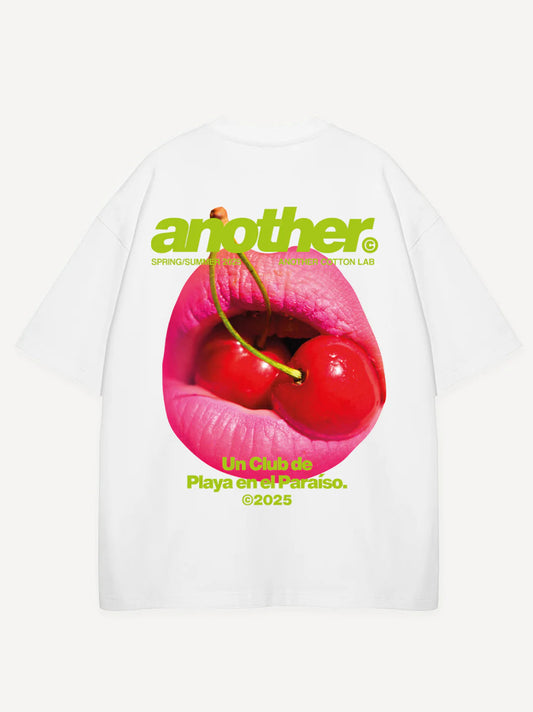 ANOTHER COTTON LAB EL PARAÌSO OVERSIZED T-SHIRT WHITE Bild 1