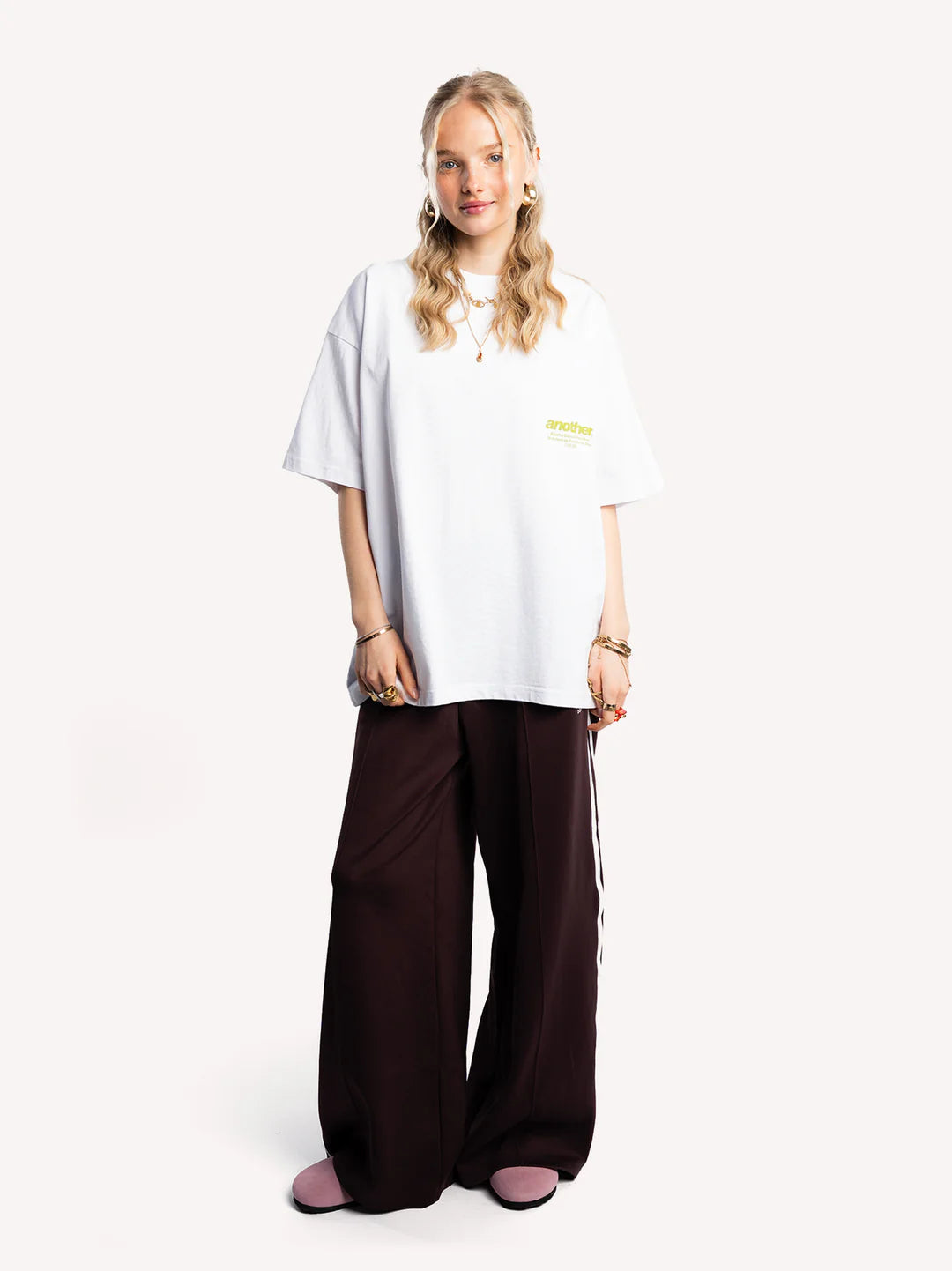 ANOTHER COTTON LAB EL PARAÌSO OVERSIZED T-SHIRT WHITE Bild 3