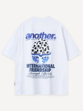 Lade das Bild in den Galerie-Viewer, ANOTHER COTTON LAB International Friendship Football T-Shirt WHITE Bild 4
