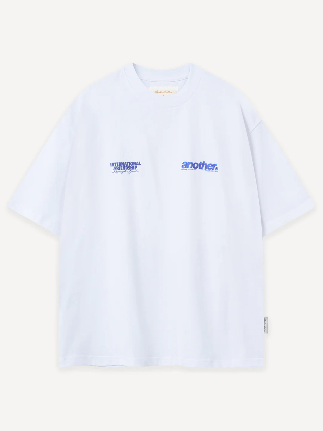 ANOTHER COTTON LAB International Friendship Football T-Shirt WHITE Bild 5