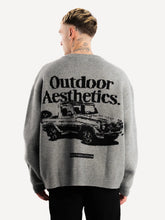 Lade das Bild in den Galerie-Viewer, ANOTHER COTTON LAB OUTDOOR AESTHETICS KNIT SWEATER GREY Bild 1

