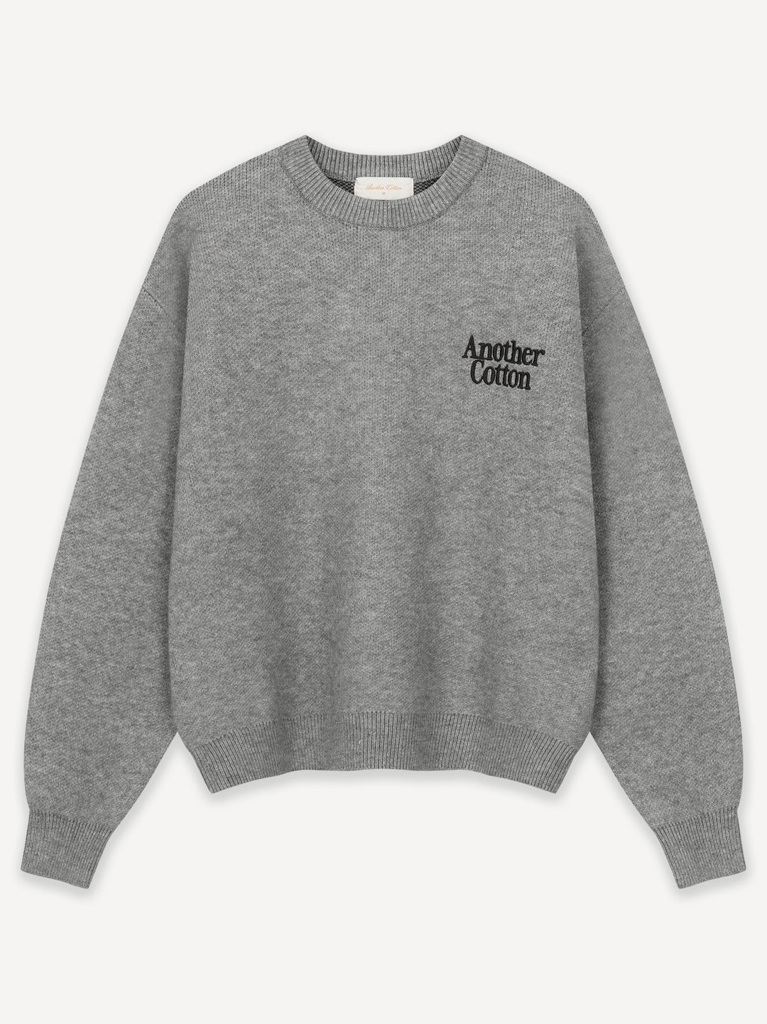 ANOTHER COTTON LAB OUTDOOR AESTHETICS KNIT SWEATER GREY Bild 6