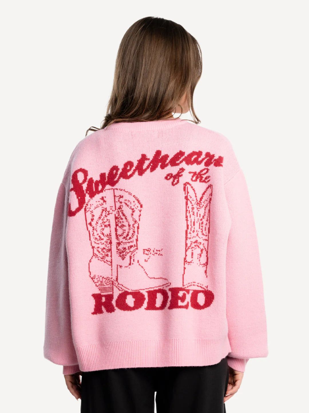 ANOTHER COTTON LAB RODEO KNIT SWEATER PINK Bild 1
