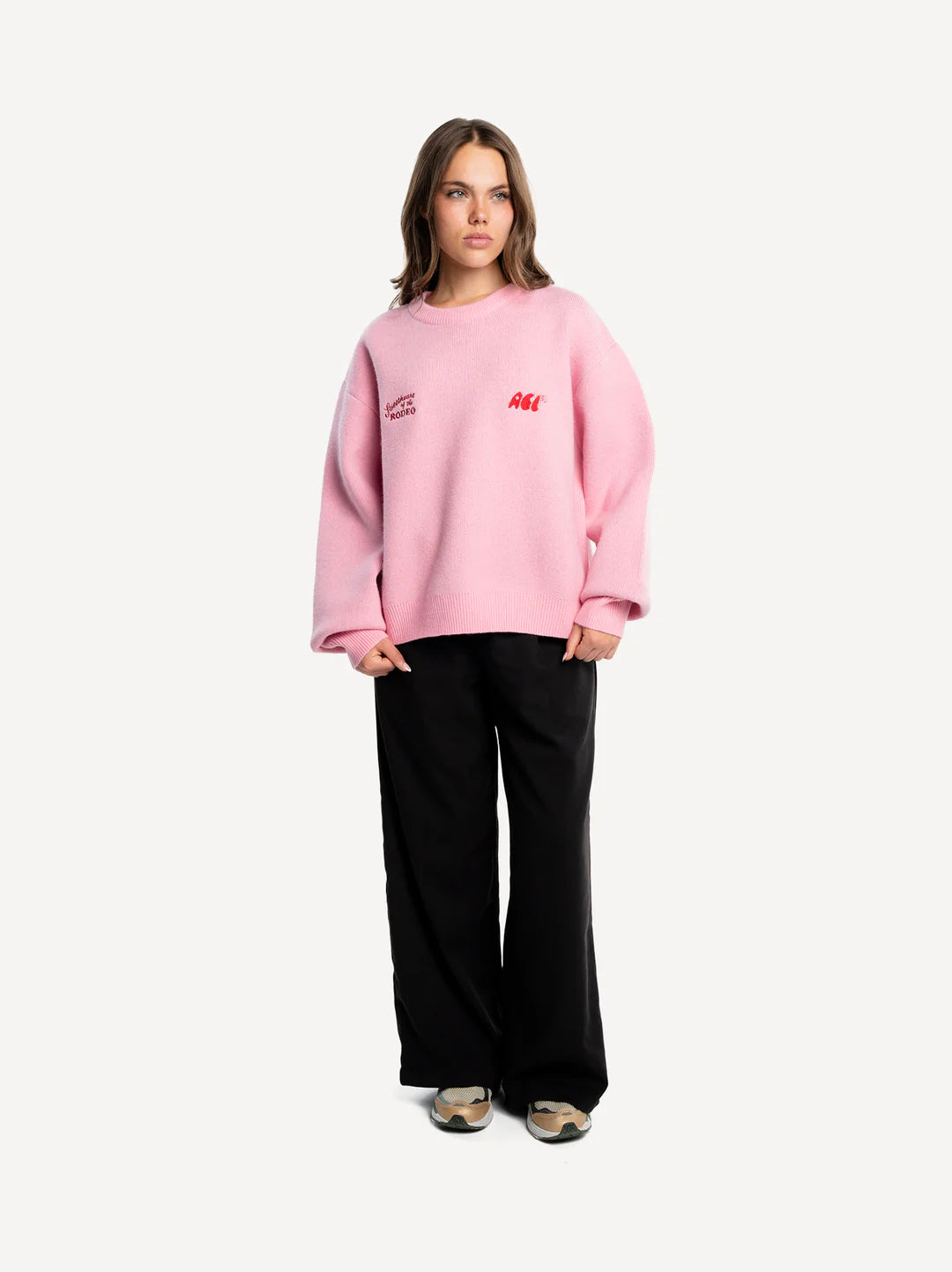 ANOTHER COTTON LAB RODEO KNIT SWEATER PINK Bild 2