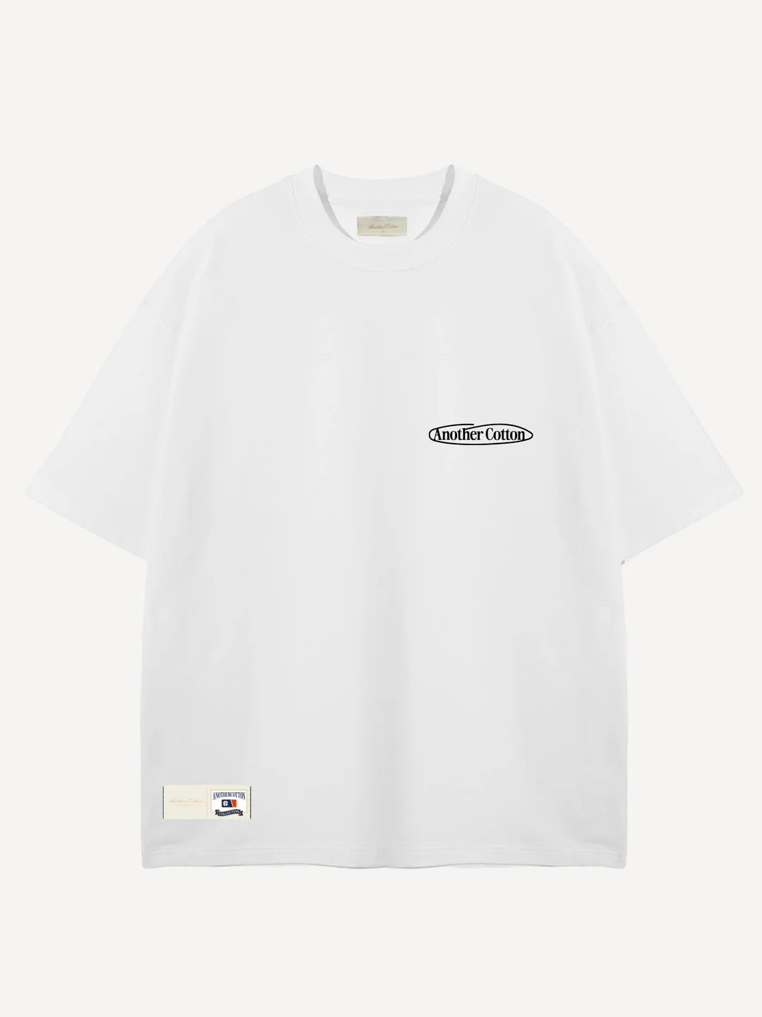ANOTHER COTTON LAB Running Late T-Shirt WHITE Bild 2