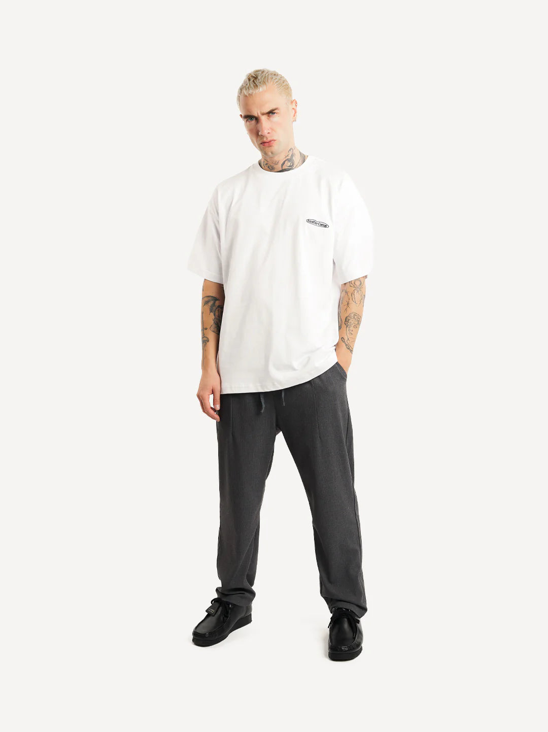 ANOTHER COTTON LAB Running Late T-Shirt WHITE Bild 4