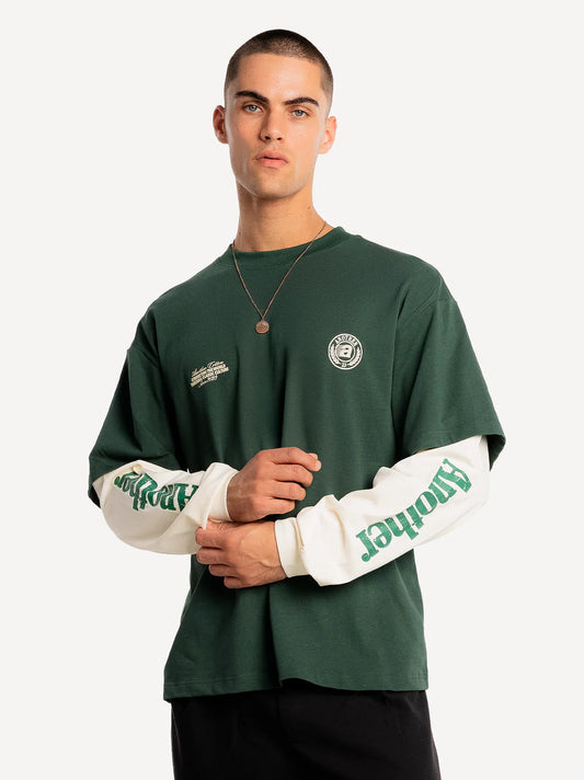 ANOTHER COTTON LAB SUNDAY MILES DOUBLE LAYER LONGSLEEVE WHITE Bild 2