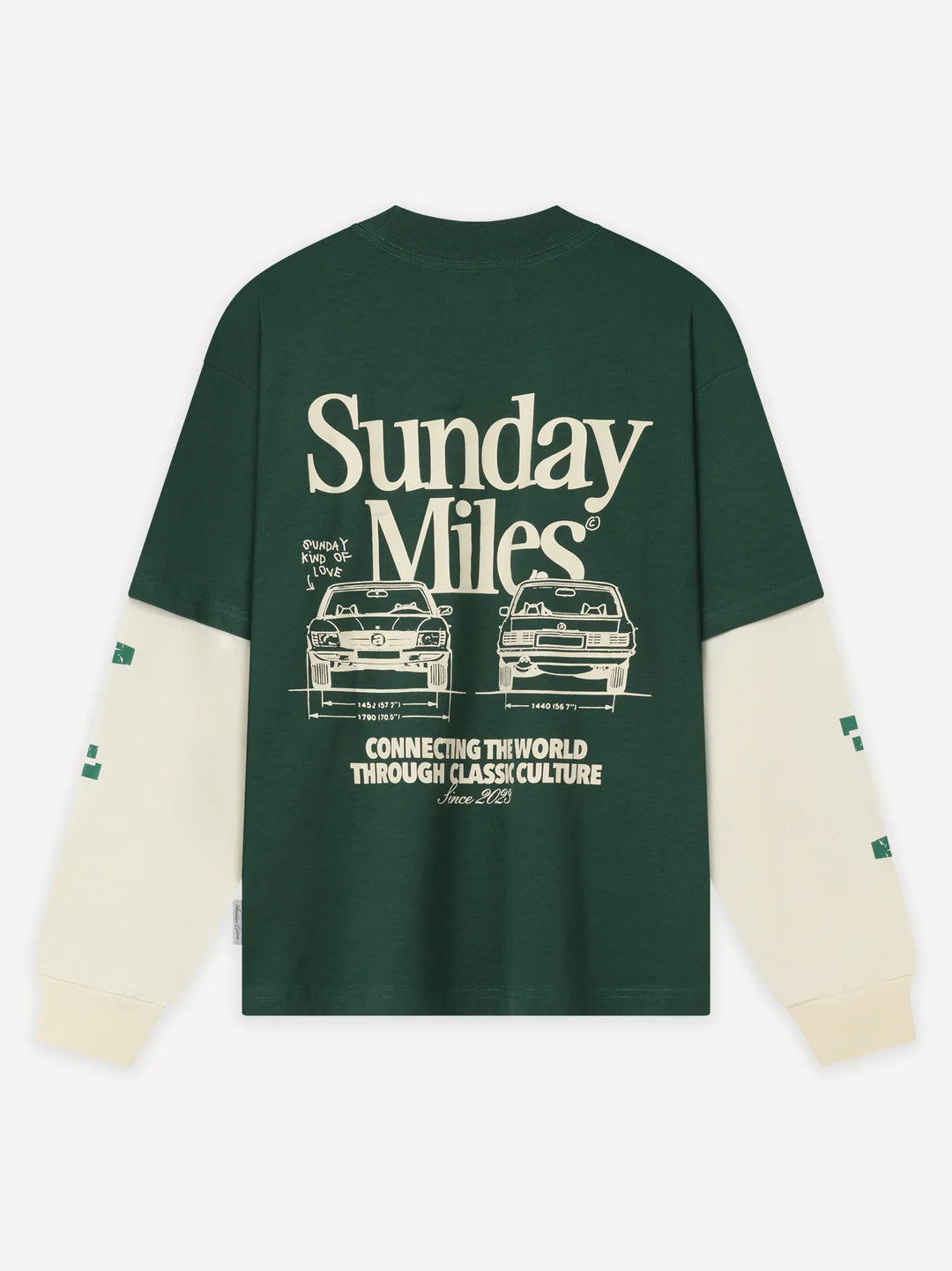 ANOTHER COTTON LAB SUNDAY MILES DOUBLE LAYER LONGSLEEVE WHITE Bild 4