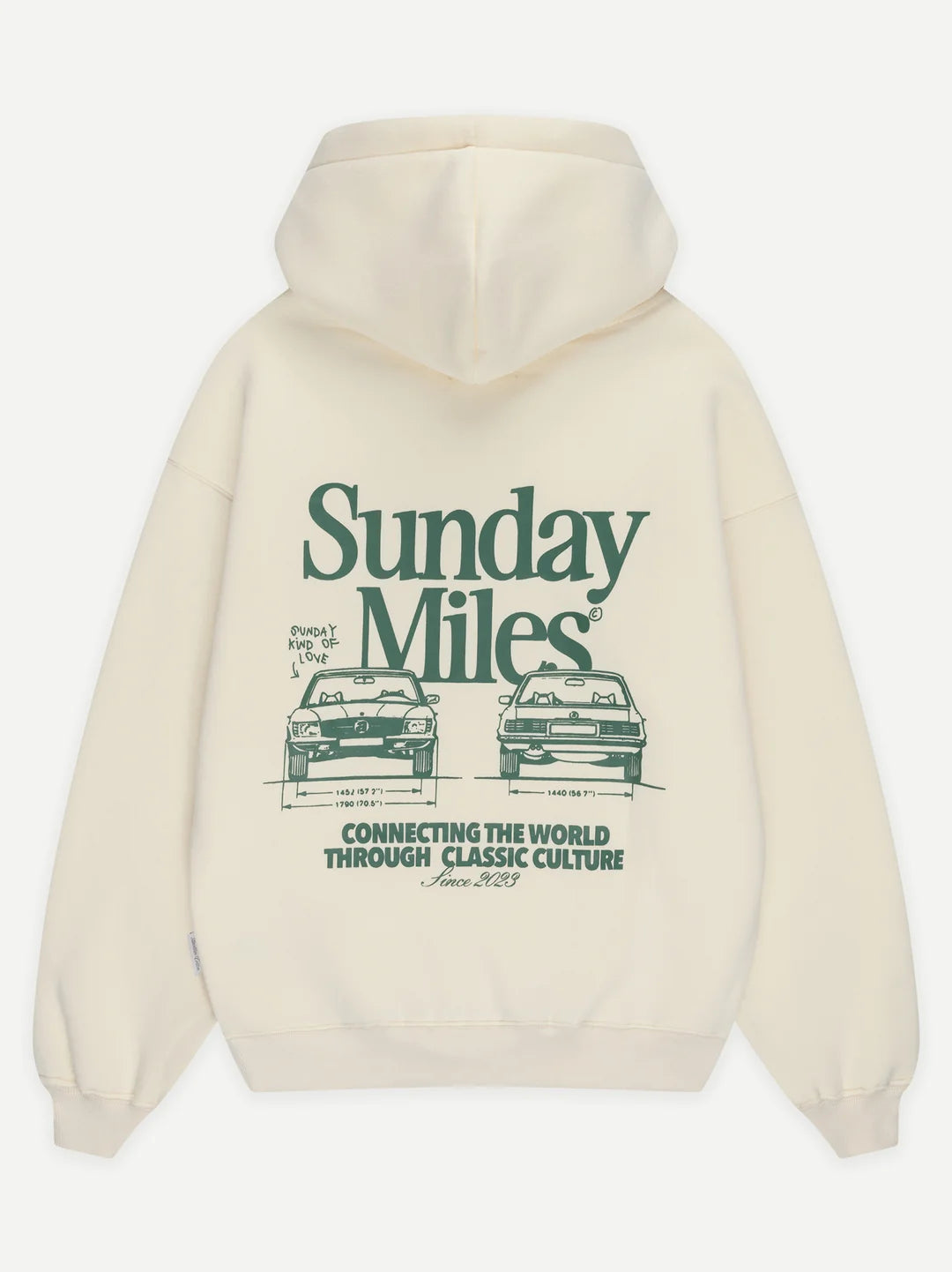 SUNDAY MILES HOODIE WHITE Bild 4