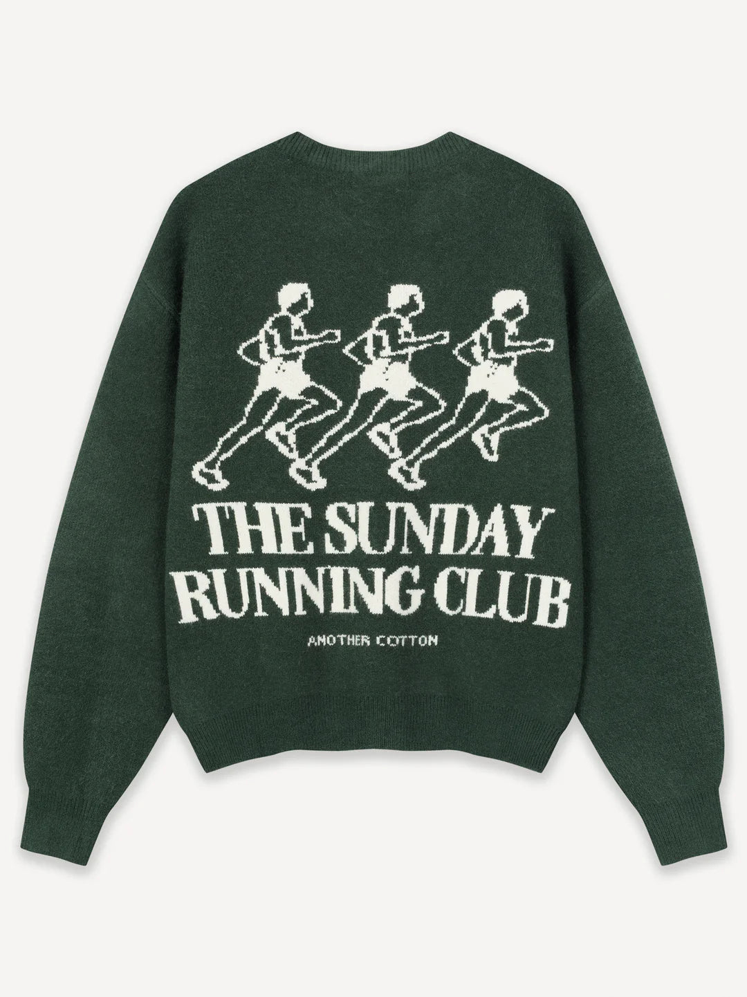 ANOTHER COTTON LAB SUNDAY RUNNING KNIT SWEATER GREEN Bild 4