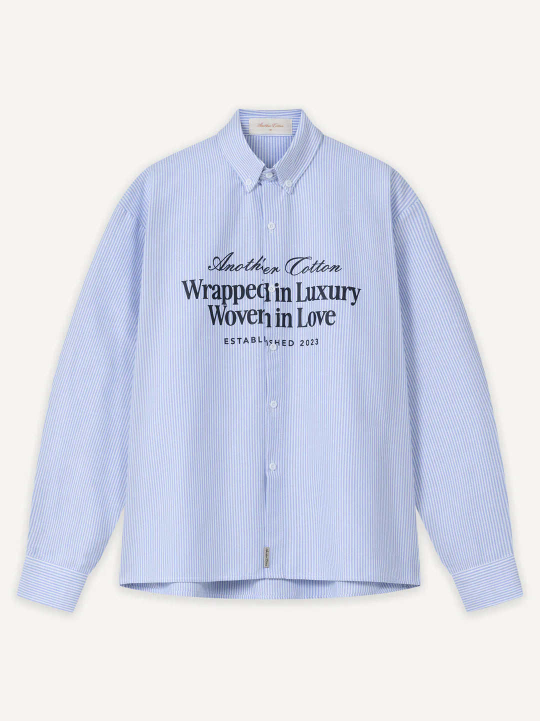 ANOTHER COTTON LAB WRAPPED IN LUXURY SHIRT BLUE Bild 5