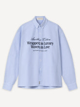 Lade das Bild in den Galerie-Viewer, ANOTHER COTTON LAB WRAPPED IN LUXURY SHIRT BLUE Bild 5
