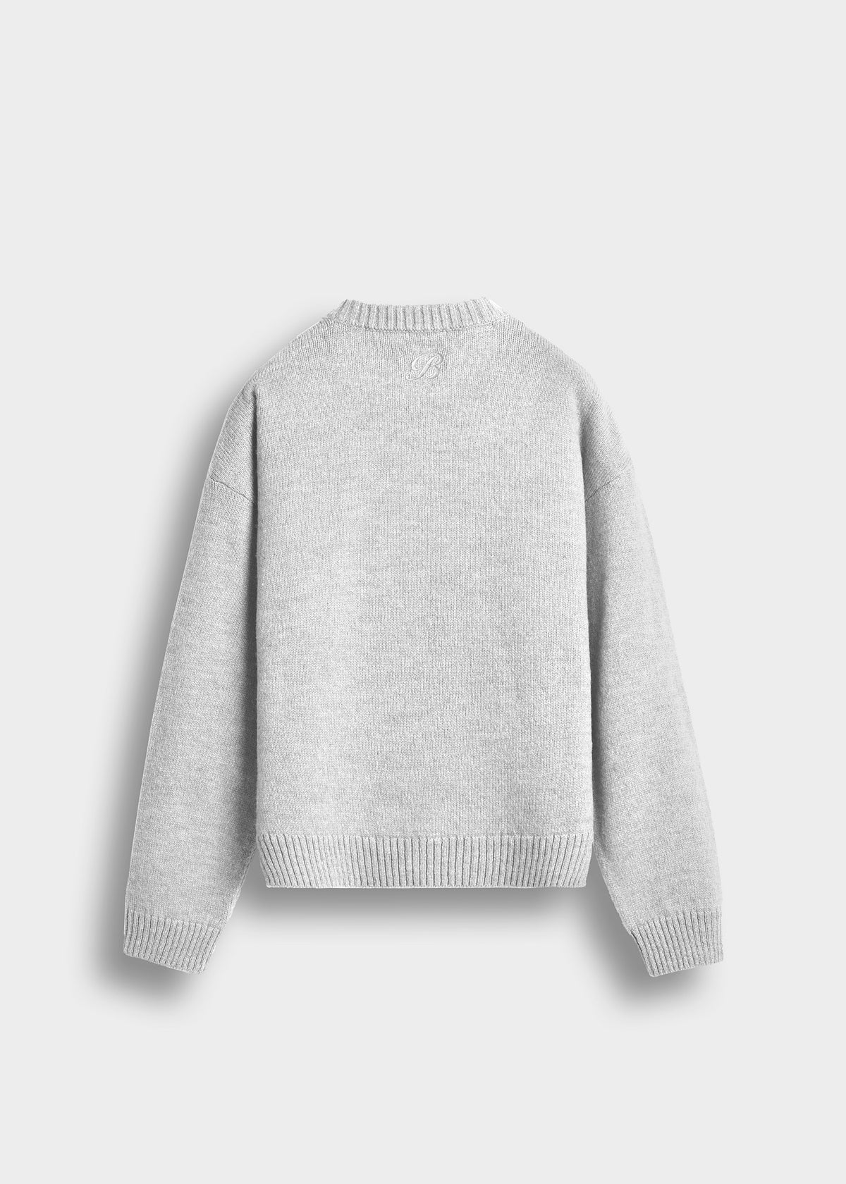 Knit Crewneck Sweater LIGHT GREY LIGHT GREY Bild 5