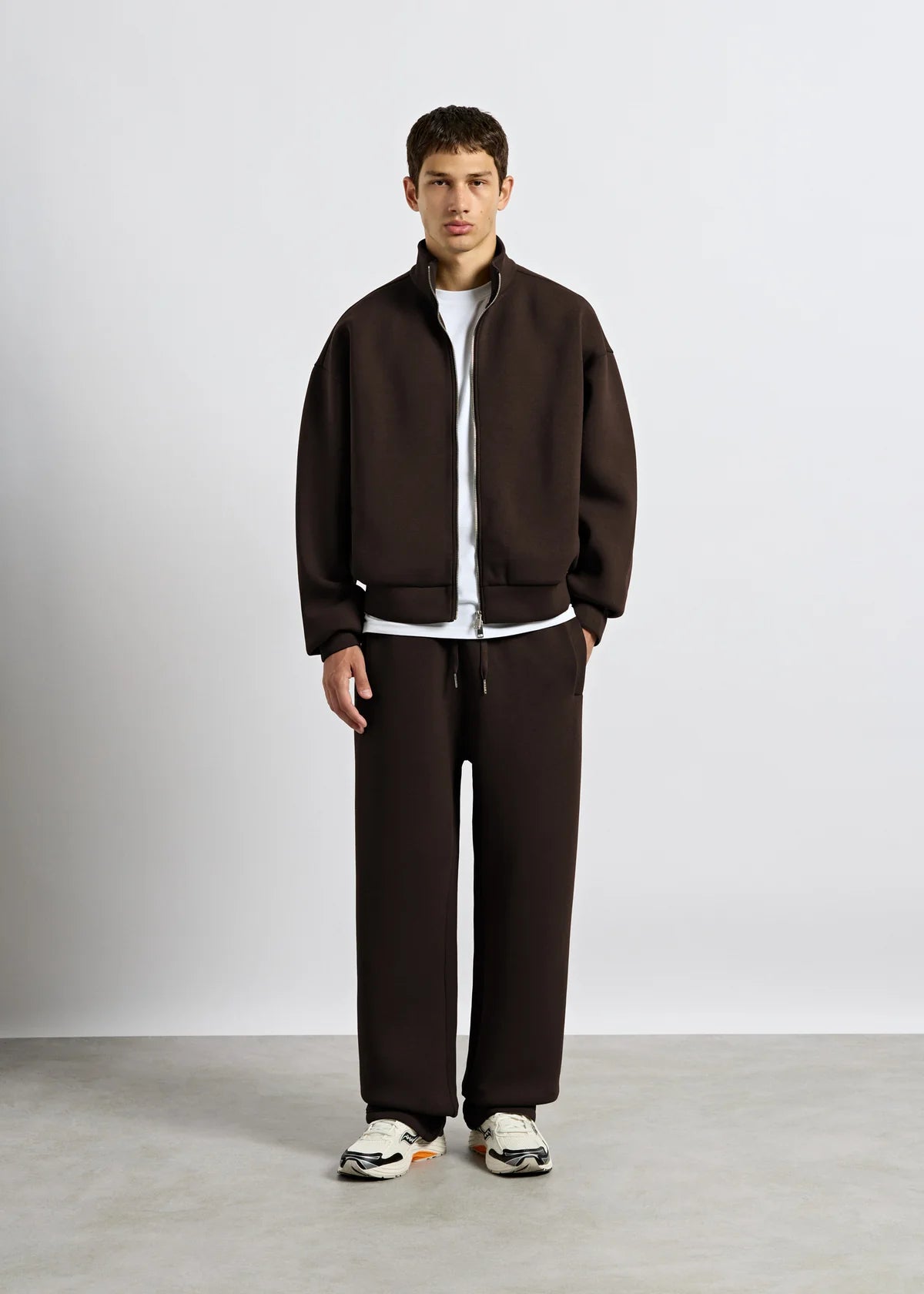 Scuba Wide Leg Sweatpants DARK CHOCOLATE DARK CHOCOLATE Bild 2