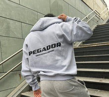 Load image into Gallery viewer, PEGADOR COLNE LOGO OVERSIZED HOODIE GREY MELANGE
