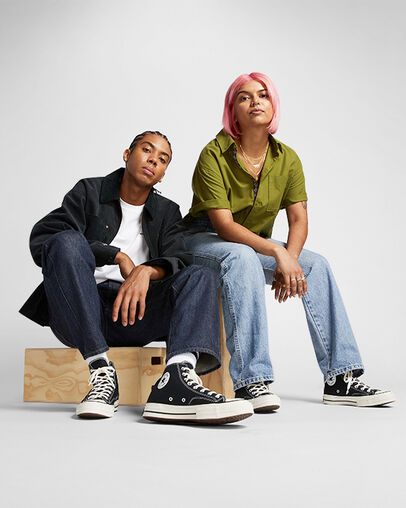 Chuck 70 Canvas BLACK/BLACK/EGRET BLACK/BLACK/EGRET Bild 3