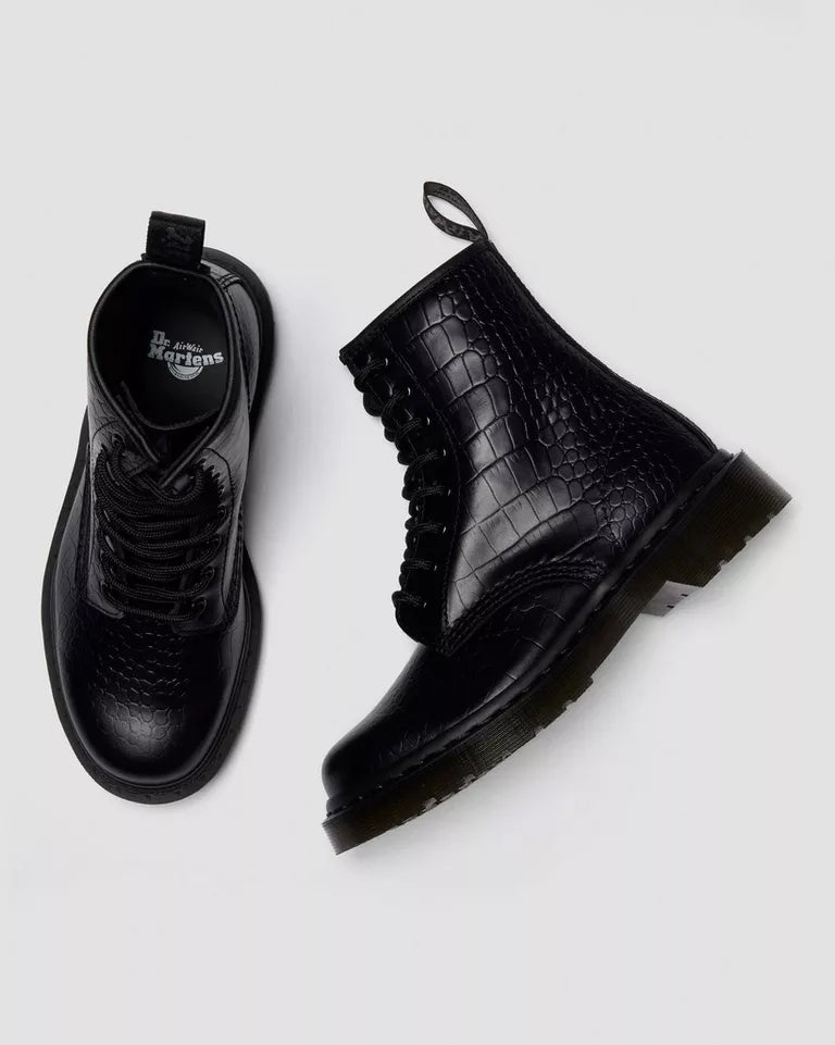 DR. MARTENS 1460 CROC EMBOSS BLACK Bild 3