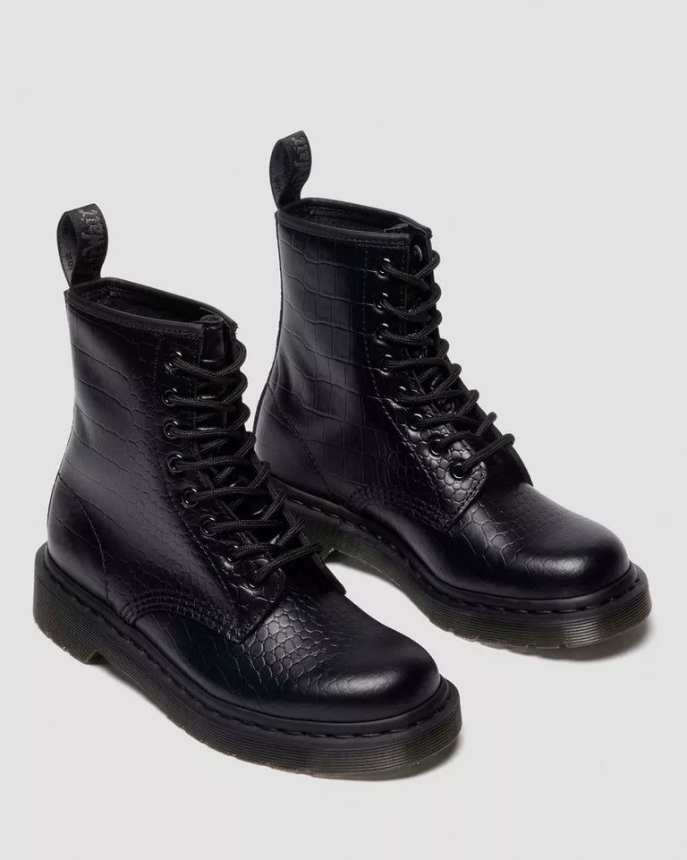 DR. MARTENS 1460 CROC EMBOSS BLACK Bild 4