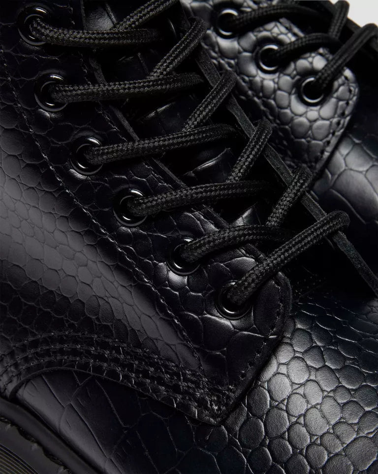 DR. MARTENS 1460 CROC EMBOSS BLACK Bild 6