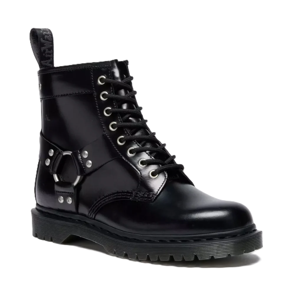 DR. MARTENS 1460 HARNESS BLACK ANALINE BLACK Bild 2