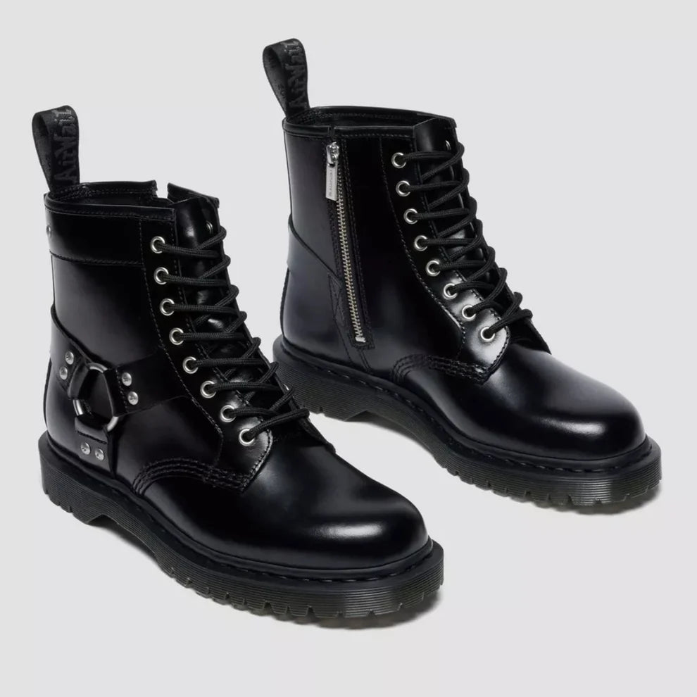 DR. MARTENS 1460 HARNESS BLACK ANALINE BLACK Bild 6
