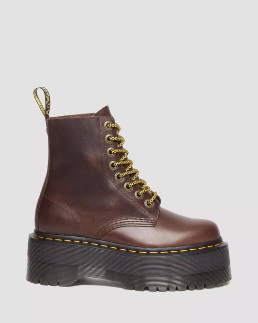 DR. MARTENS 1460 PASCAL MAX DARK BROWN DARK BROWN CLASSIC PULL UP Bild 1