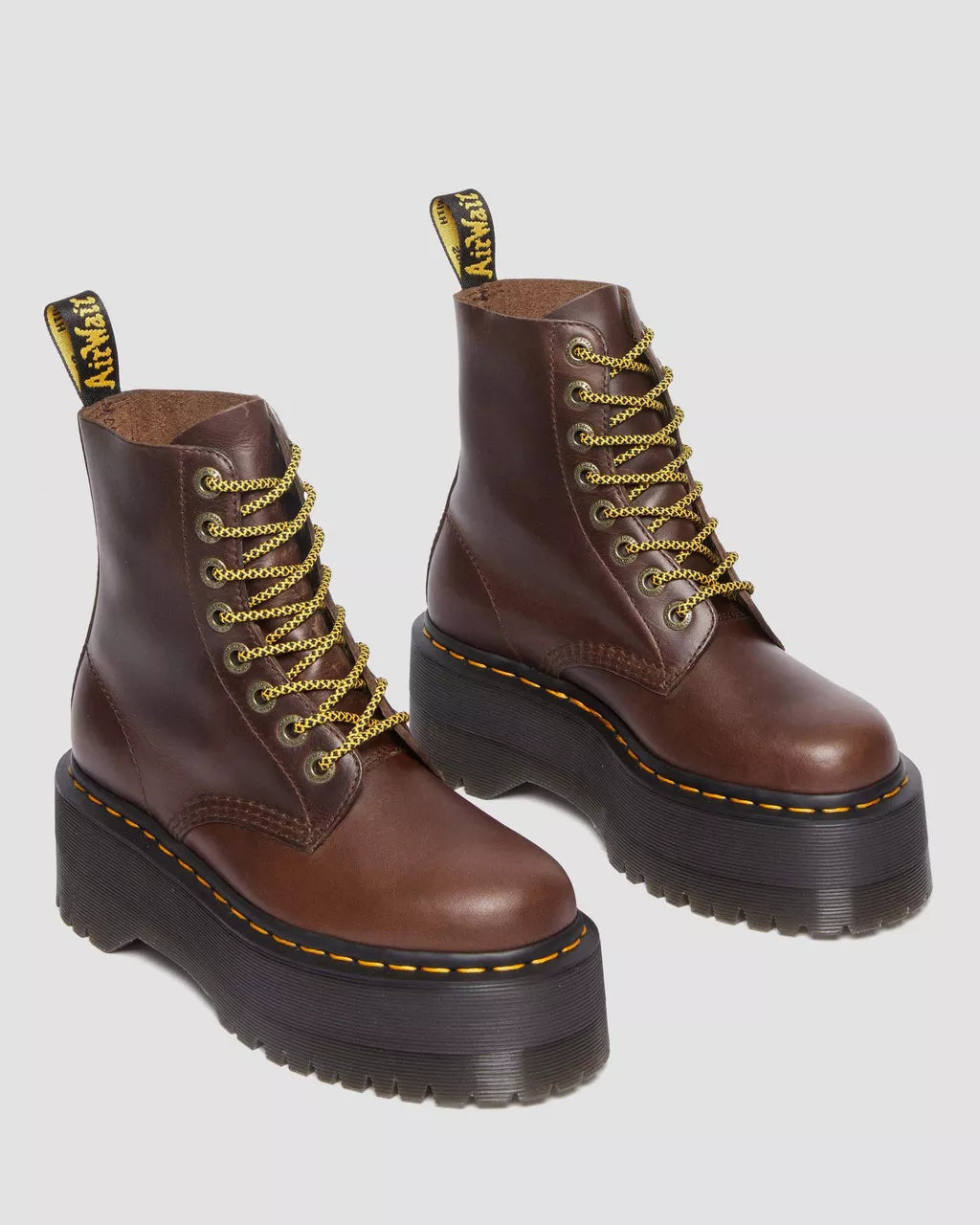 DR. MARTENS 1460 PASCAL MAX DARK BROWN DARK BROWN CLASSIC PULL UP Bild 4