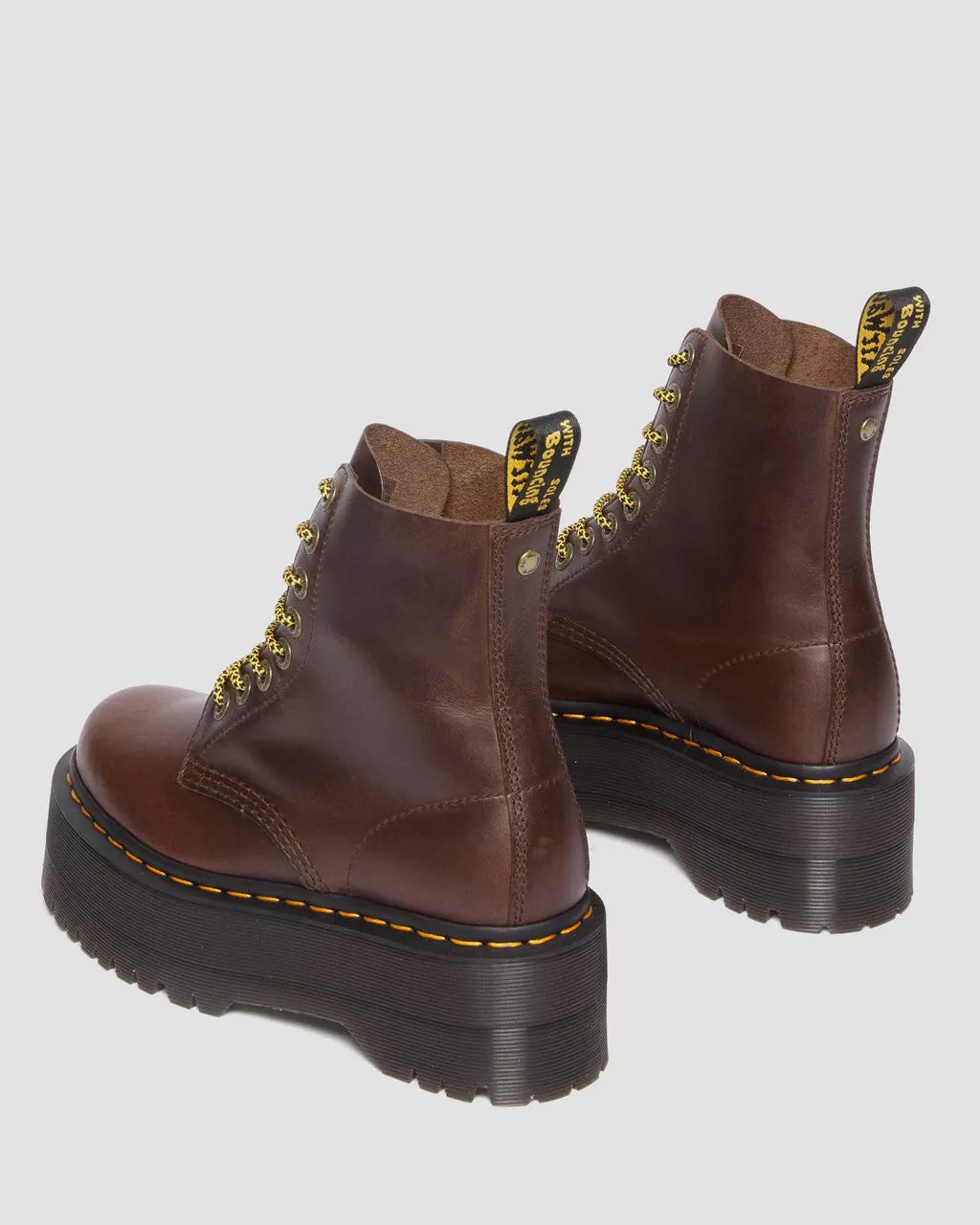 DR. MARTENS 1460 PASCAL MAX DARK BROWN DARK BROWN CLASSIC PULL UP Bild 5