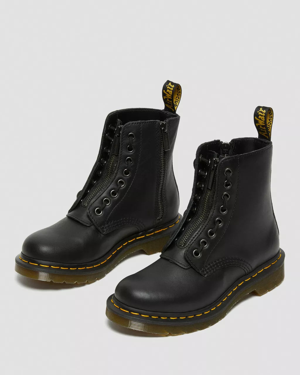 DR. MARTENS 1460 PASCAL NAPPA FRONT ZIP BLACK Bild 3