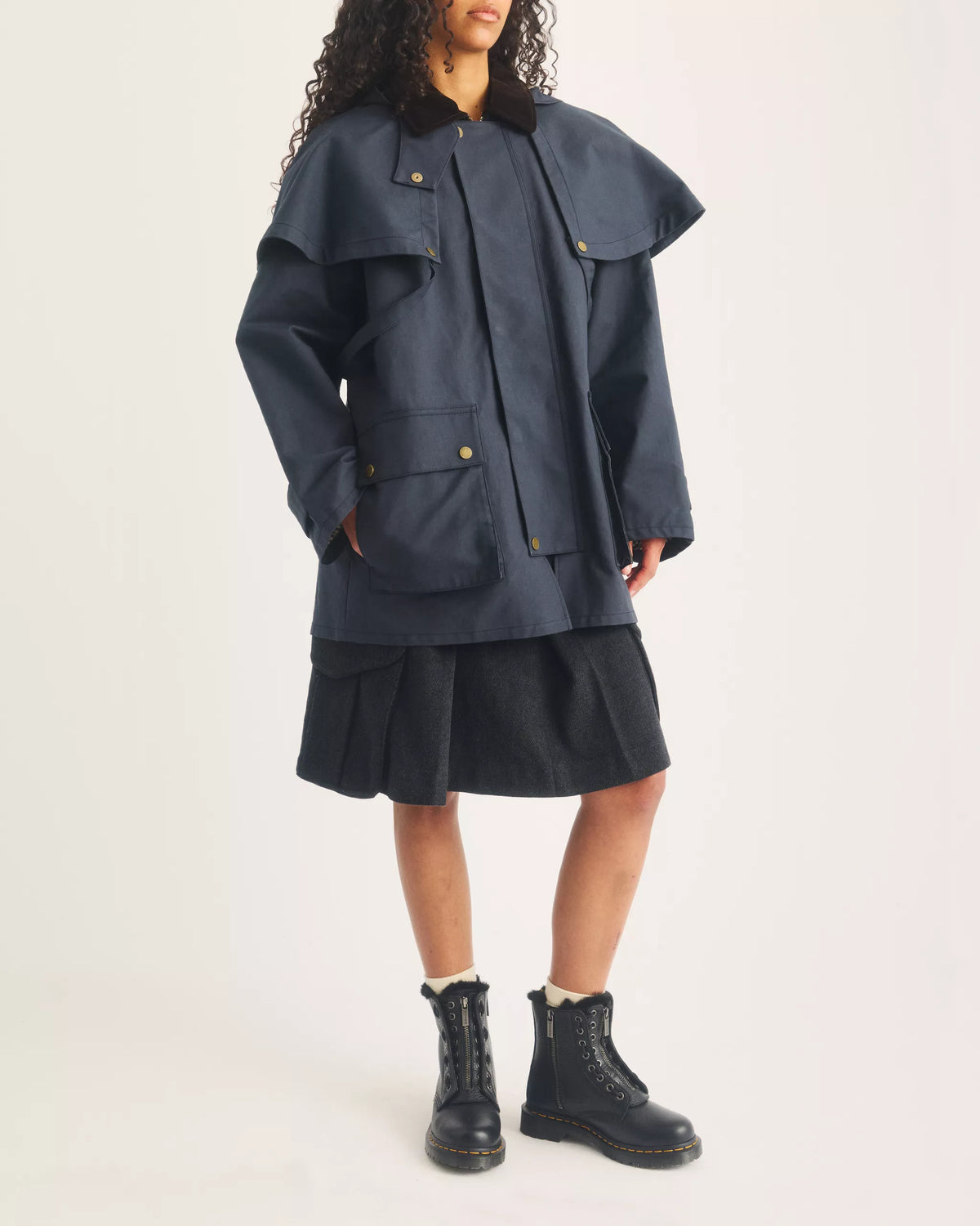 1460 Serena Zip gefüttert Black Milled Nappa BLACK Bild 3