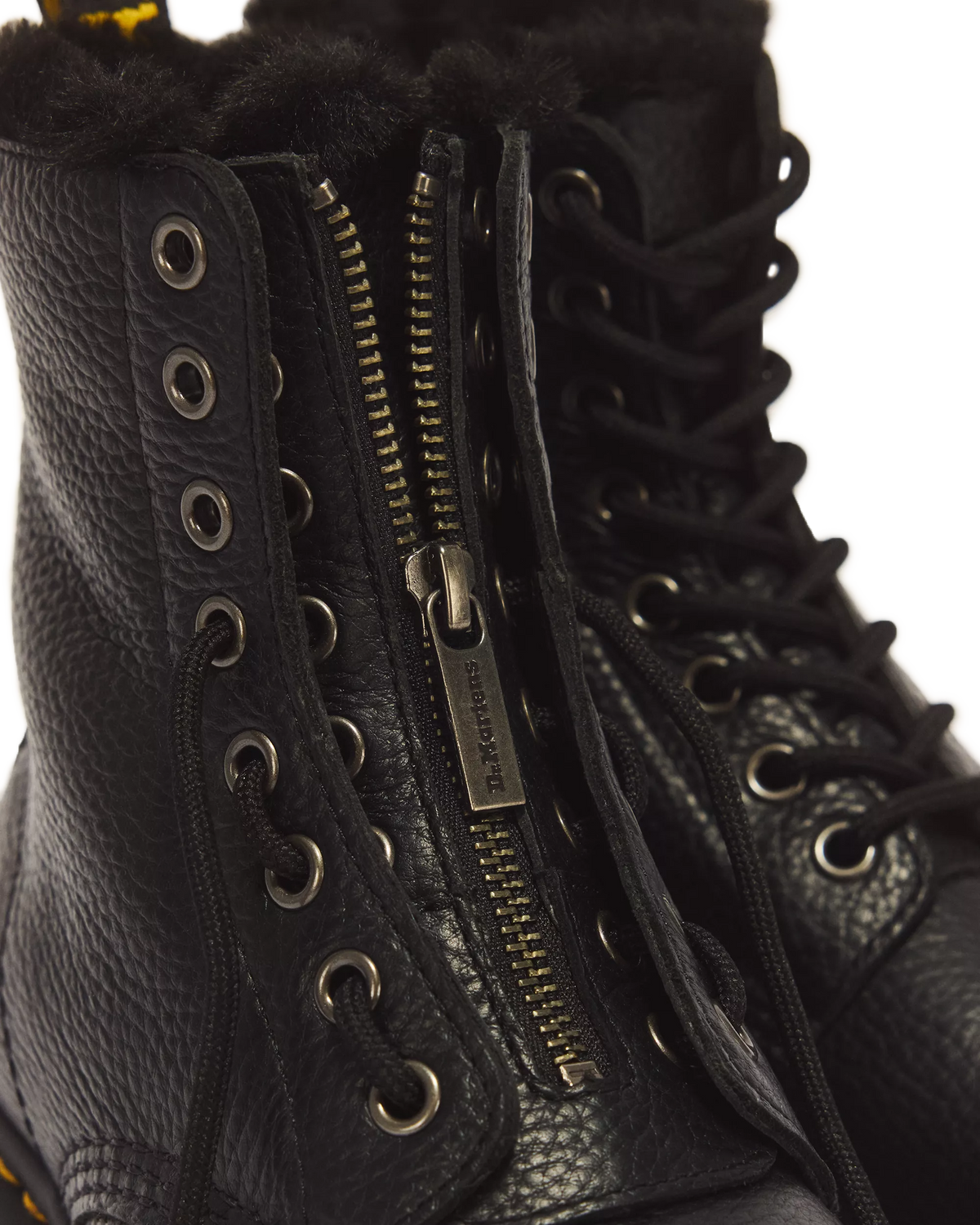 1460 Serena Zip gefüttert Black Milled Nappa BLACK Bild 4