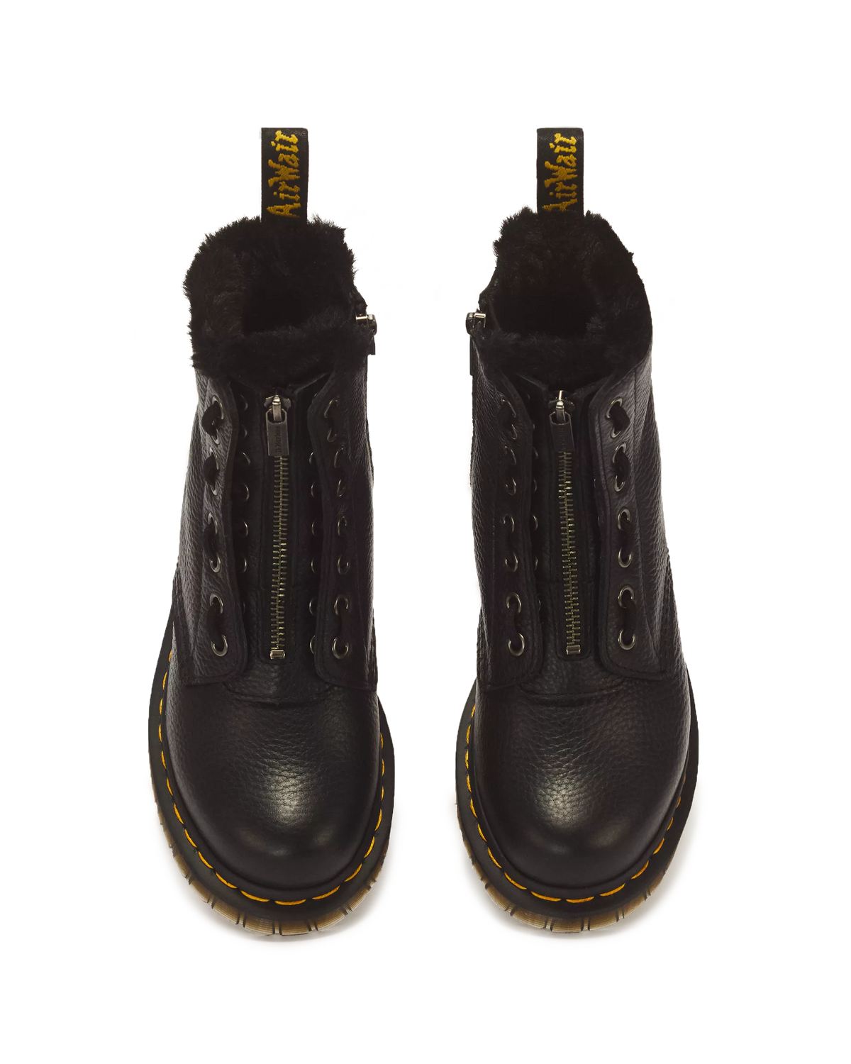 1460 Serena Zip gefüttert Black Milled Nappa BLACK Bild 6