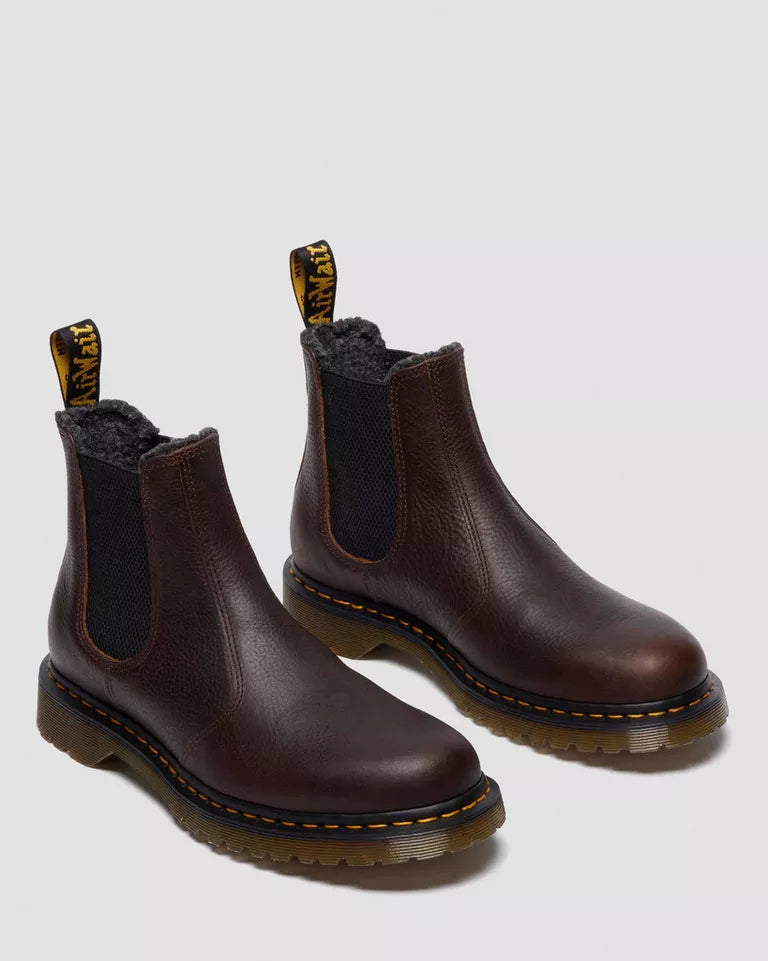 DR. MARTENS 2976 GRIZZLY LEDER CHELSEA BOOT DARK BROWN Bild 3