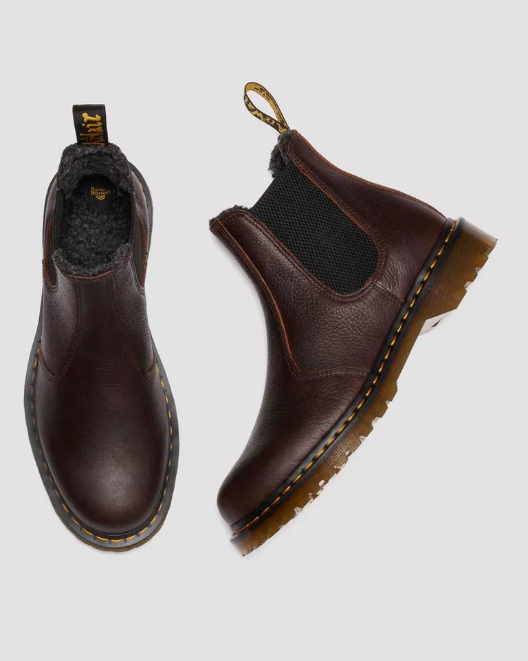 DR. MARTENS 2976 GRIZZLY LEDER CHELSEA BOOT DARK BROWN Bild 5