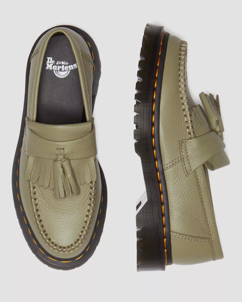 DR. MARTENS ADRIAN VIRGINIA TASSEL LOAFER MUTED OLIVE OLIVE CARRARA Bild 3