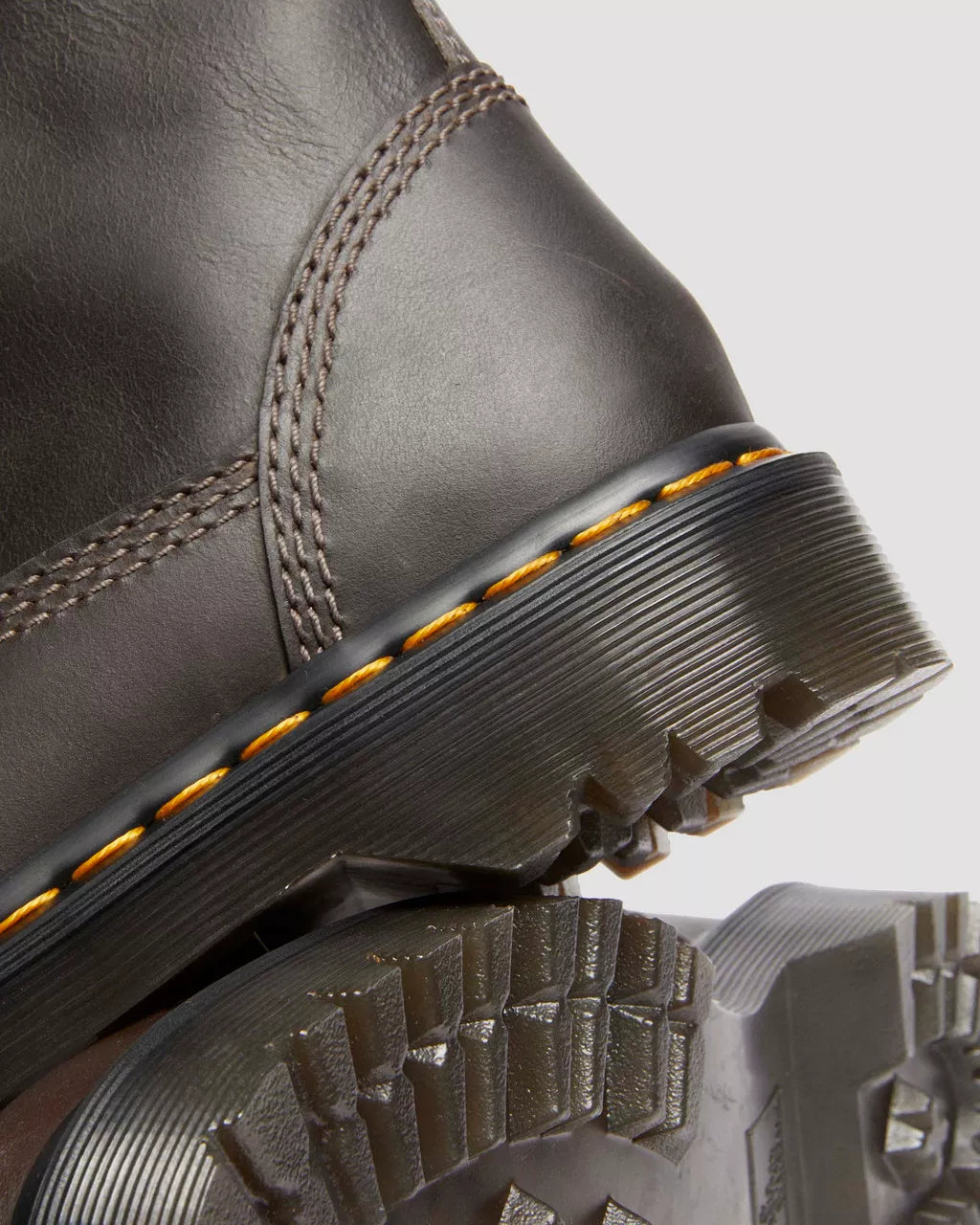 DR. MARTENS ANISTONE LO BIKER BOOTS BURNISHED WAXY PULL UP WP CHARCOAL GREY BURNISHED WAXY PULL UP WP Bild 6