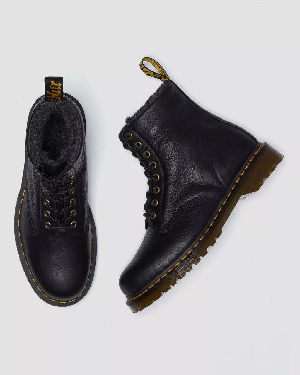 DR MARTENS 1460 GRIZZLY GEFÜTTERT BLACK Bild 4