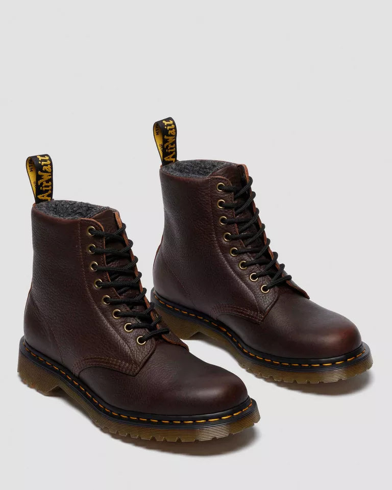 DR MARTENS 1460 GRIZZLY GEFÜTTERT DARK BROWN Bild 4