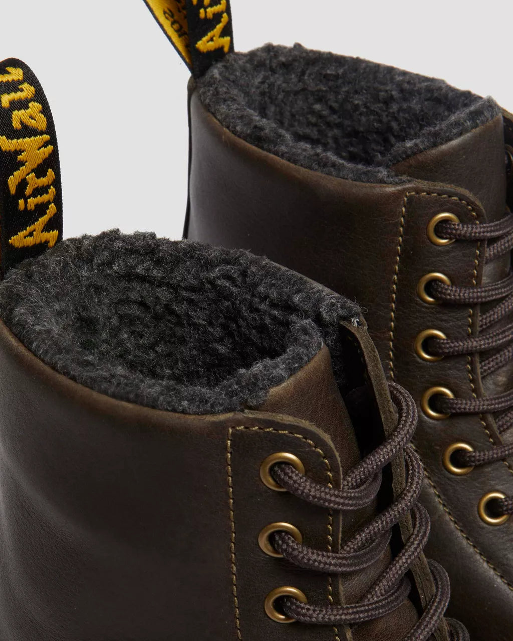 DR MARTENS 1460 GRIZZLY GEFÜTTERT DMS OLIVE GRIZZLY Bild 6