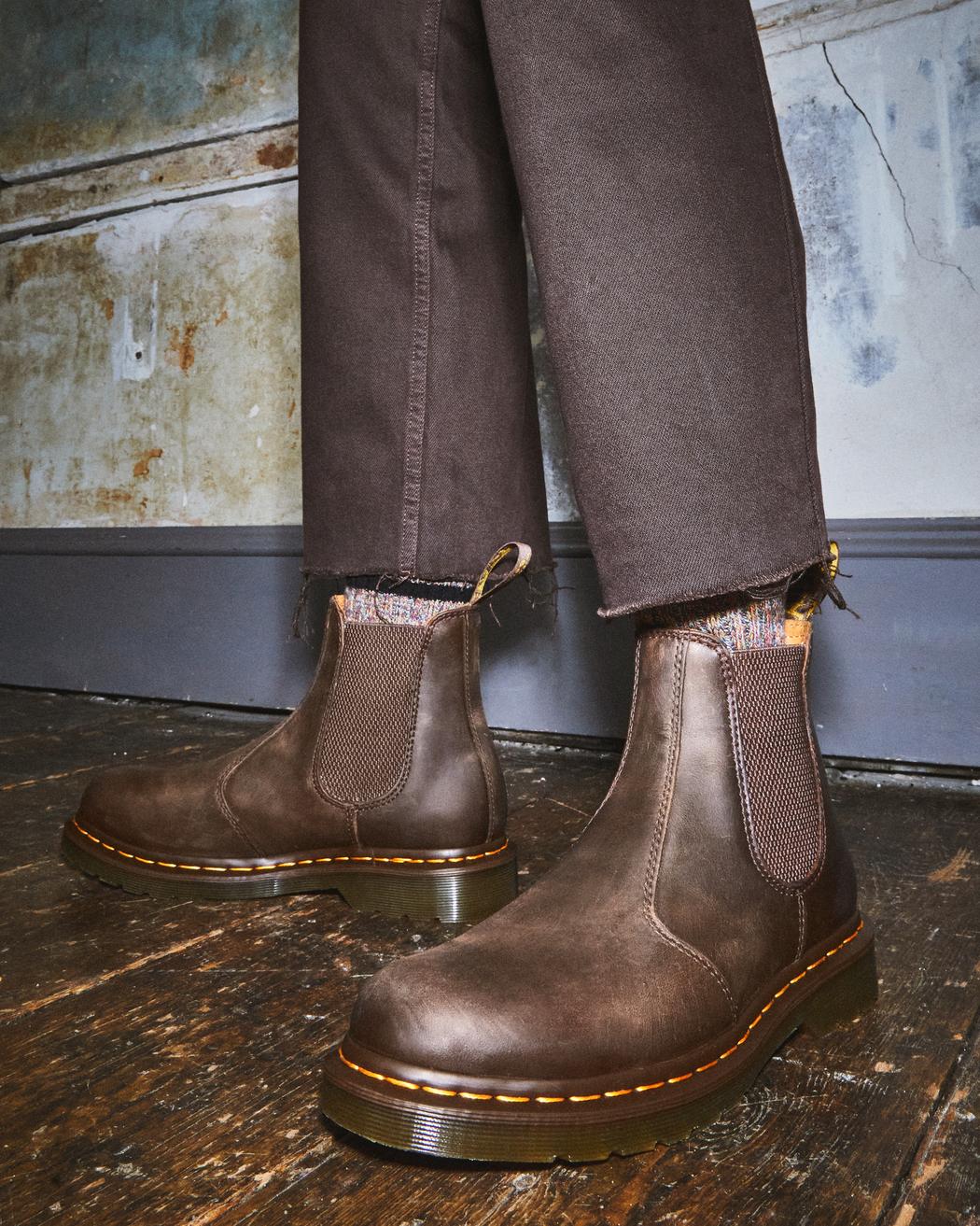 DR MARTENS 2976 CRAZY HORSE YS DARK BROWN Bild 3