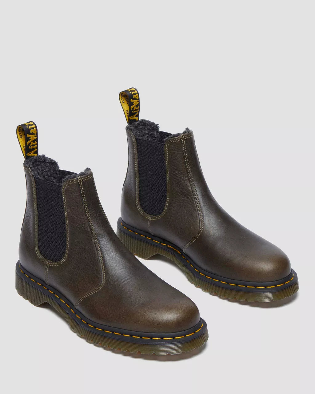 DR MARTENS 2976 GRIZZLY CHELSEA BOOT GEFÜTTERT DMS OLIVE GRIZZLY Bild 4
