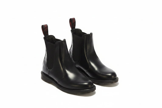FLORA CHELSEA BOOT BLACK POLISHED SMOOTH BLACK Bild 2