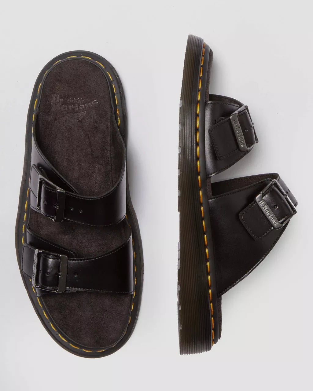 DR. MARTENS JOSEF BUCKLE SLIDE BLACK ANALINE BLACK Bild 5